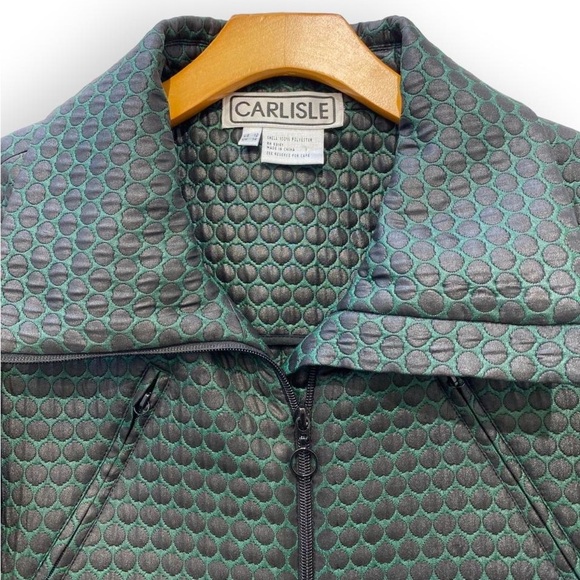 CARLISLE Green and black blazer - Picture 2 of 15